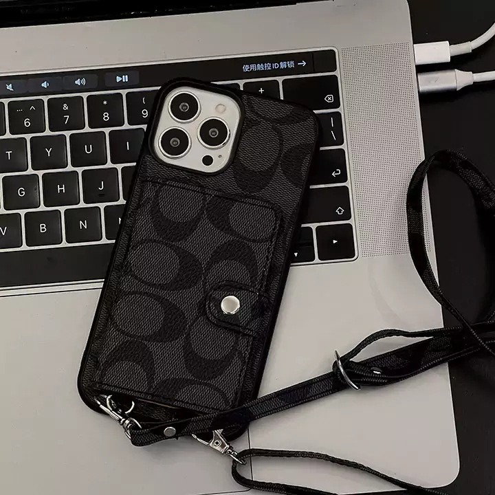 iphone16 pro 保護ケース コーチ ハイブランド シンプル 高校生 綺麗