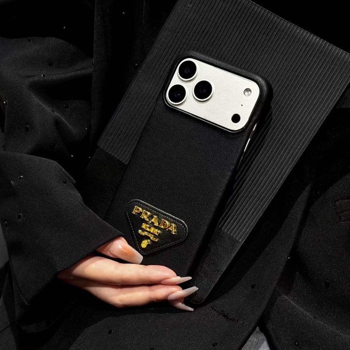 シンプル大人防塵プラダ風iphone17proケースブランドPradaスマホケース