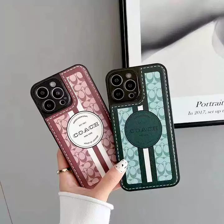 コーチ iphone14 ハイブランド スマホケース かっこいい レディース 軽量