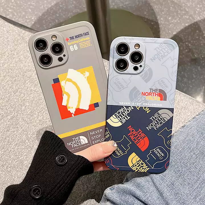ザ・ノース・フェイス iphone15 pro スマホケース ハイブランド 流行り カップル 黄ばみ防止