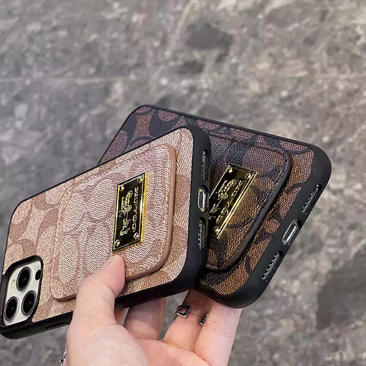 コーチ iphone12 ケース ハイブランド スマホケース おしゃれ 芸能人 多機能