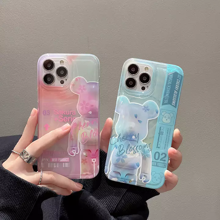 ベアブリック風アウトドア芸能人耐衝撃iphone18ケースブランドbearbrickスマホケース