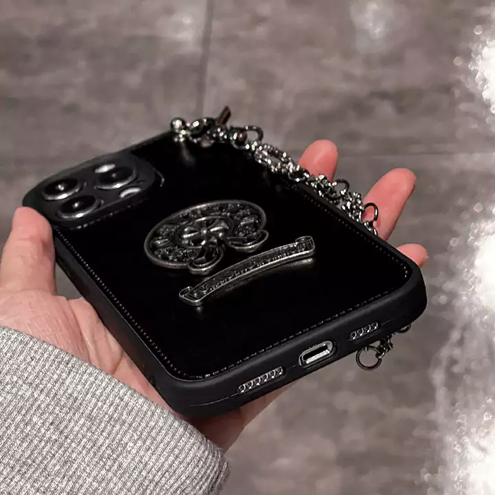 iphone13 pro ケース Chrome Heart風 安い 高校生