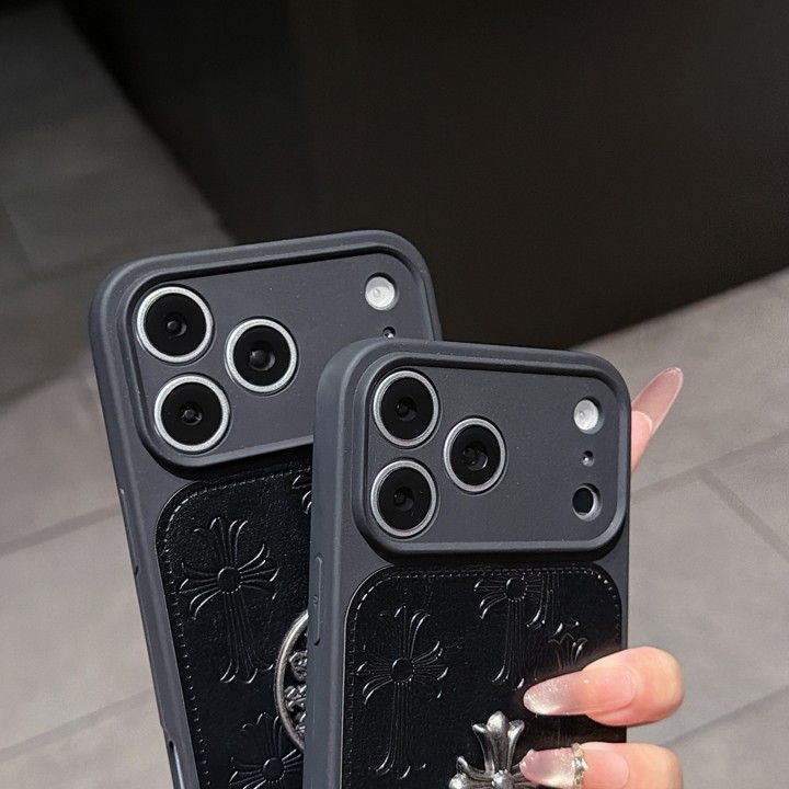 クロームハーツ風安いレディース新作iphone16promaxケースブランドCHスマホケース