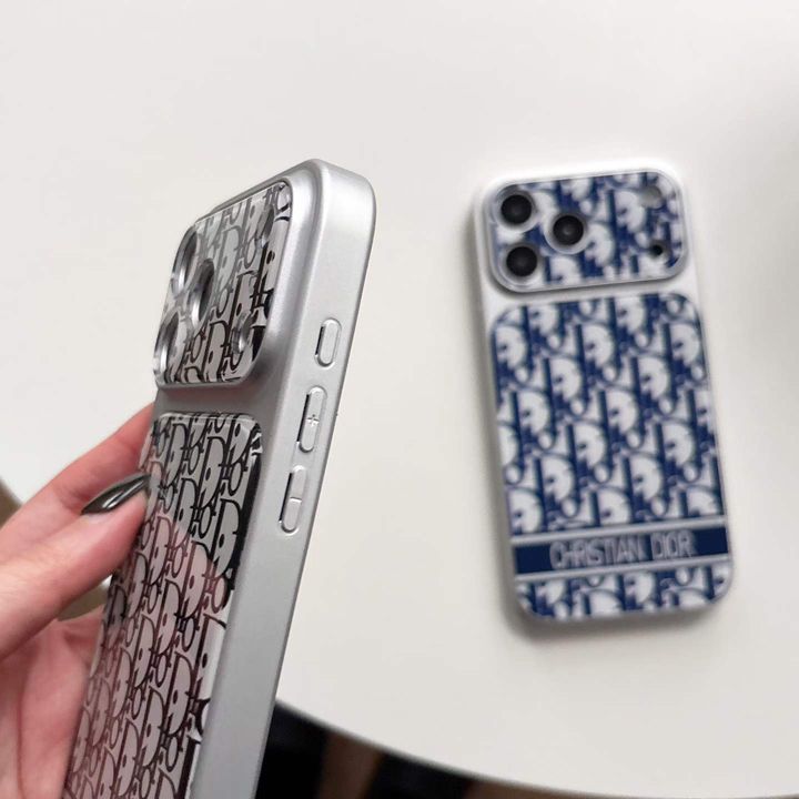 ディオール風面白い高校生傷防止iphone17promaxケースブランドdiorスマホケース