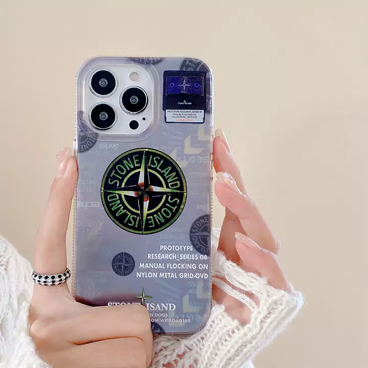ストーンアイランド風かっこいいメンズ薄型iphone17ケースブランドstoneislandスマホケース
