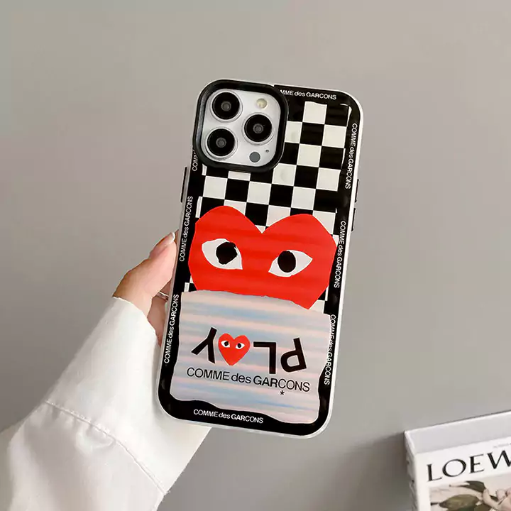 シンプル大人防塵コムデギャルソン風iphone17proケースブランドCDGスマホケース