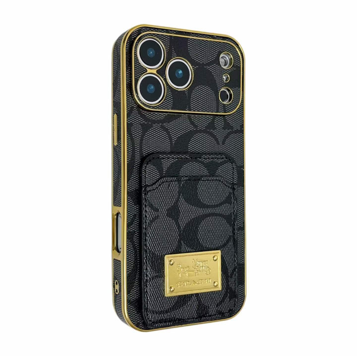 かわいいレディースキラキラコーチ風iphone18proケースブランドCoachスマホケース