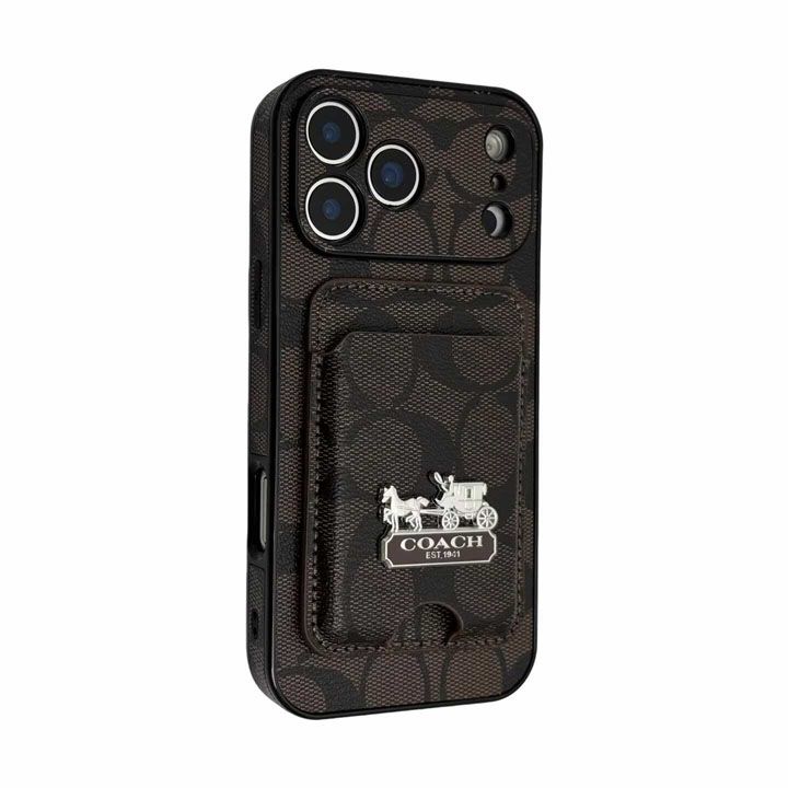 人気メンズ最強コーチ風iphone16proケースブランドCOACHスマホケース