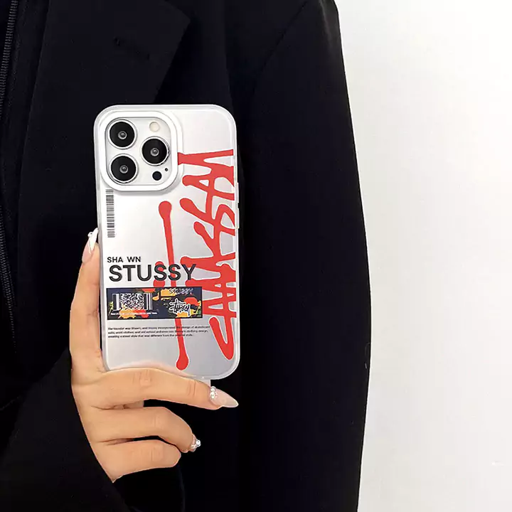 iphone15 ステューシー ブランド スマホケース おしゃれ 芸能人 耐衝撃