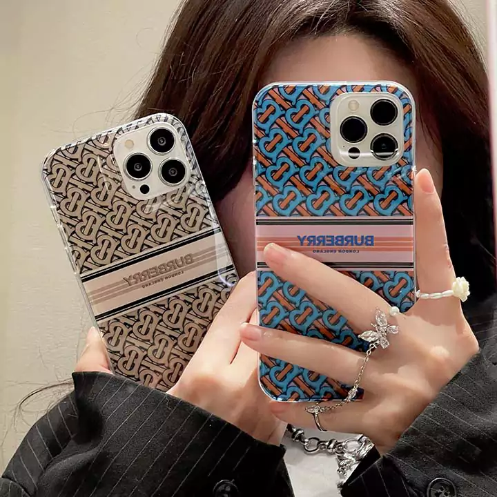 iphone15 ケース バーバリー ブランド スマホケース おしゃれ 芸能人 耐衝撃