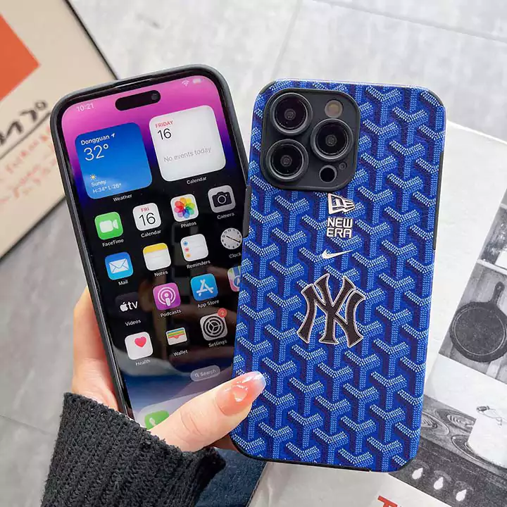 シンプル大人防塵NY風iphone17proケースブランドスマホケース