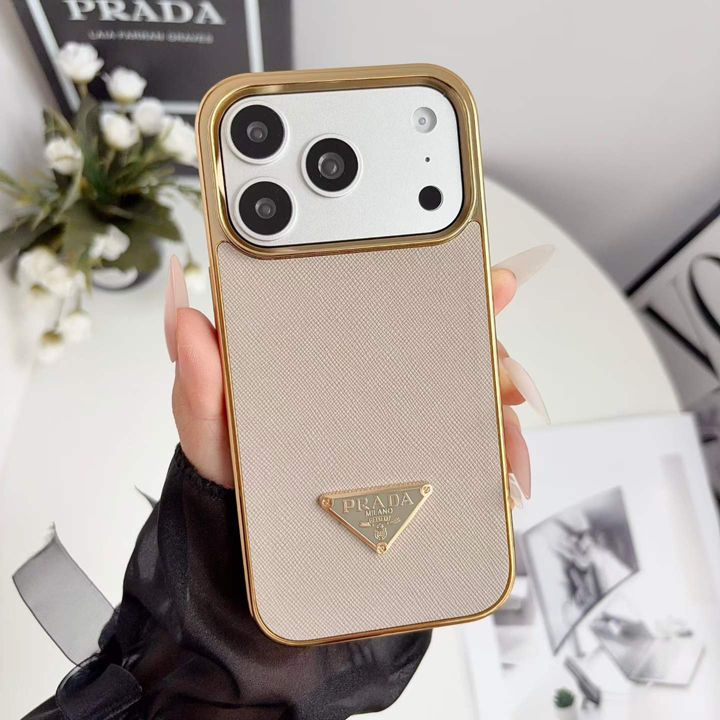 面白いカップル耐衝撃プラダ風iphone16ケースブランドPradaスマホケース