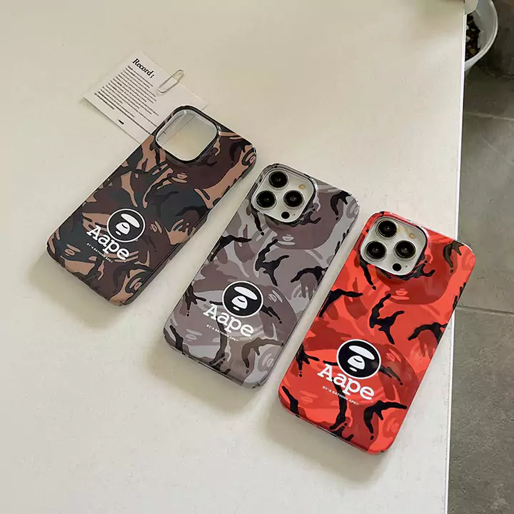 エイプ風安いレディース新作iphone16promaxケースブランドAapeスマホケース