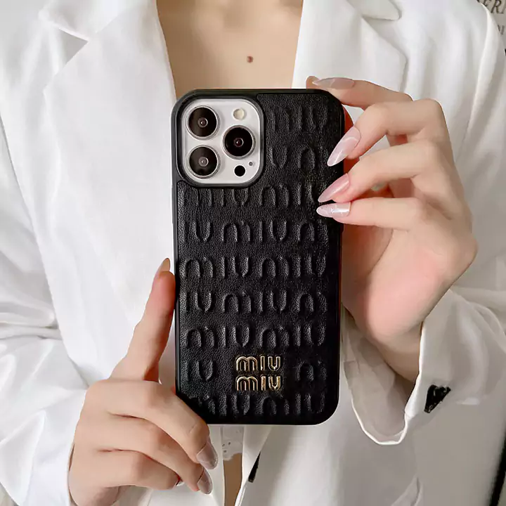 ミュウミュウ風おしゃれ芸能人衝撃吸収iphone15ケースブランドmiumiuスマホケース