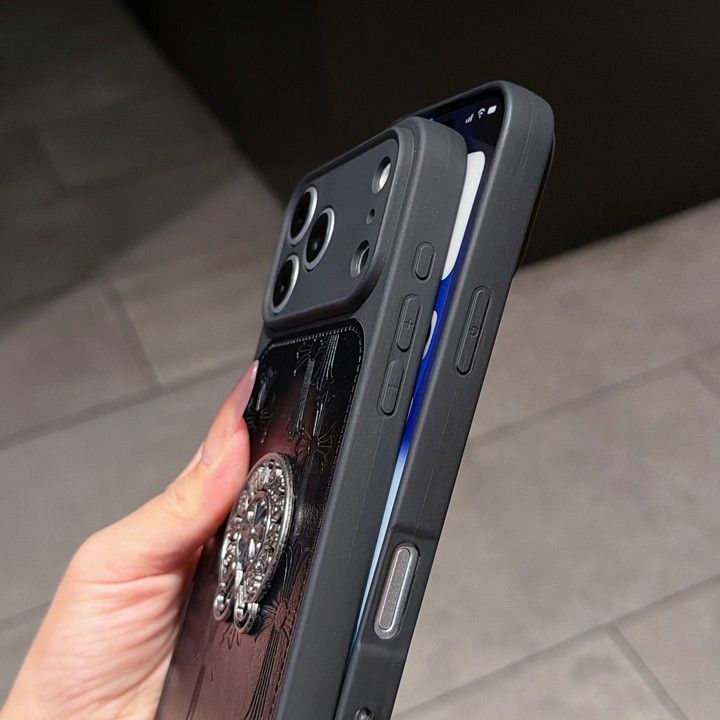 人気メンズ最強クロームハーツ風iphone16proケースブランドCHスマホケース