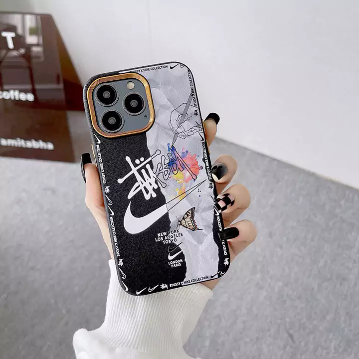 iphone14 pro ケース ステューシー ハイブランド シンプル 大人 防塵