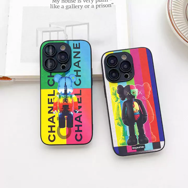 ベアブリック風ストリート芸能人覗き見防止iphone18ケースブランドbearbrickスマホケース