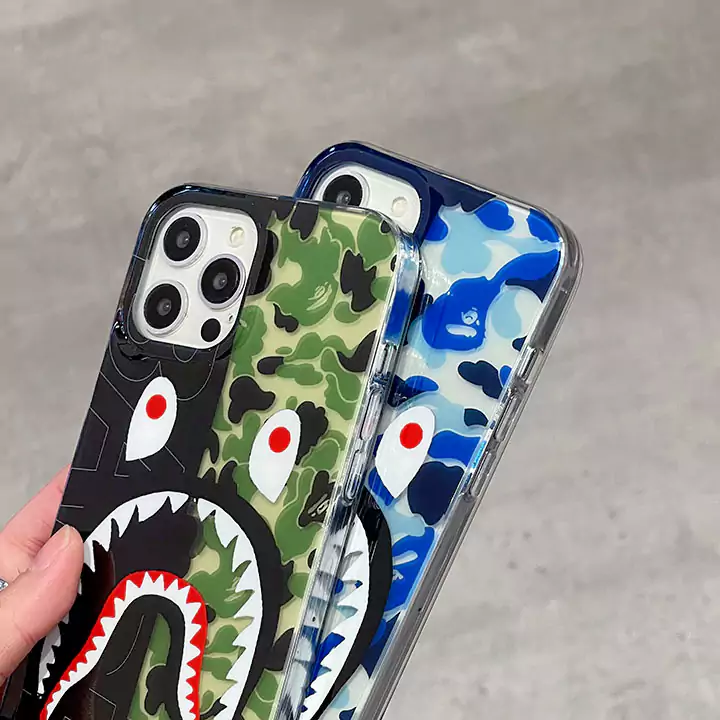 エイプ風おしゃれ芸能人衝撃吸収iphone15ケースブランドBapeスマホケース