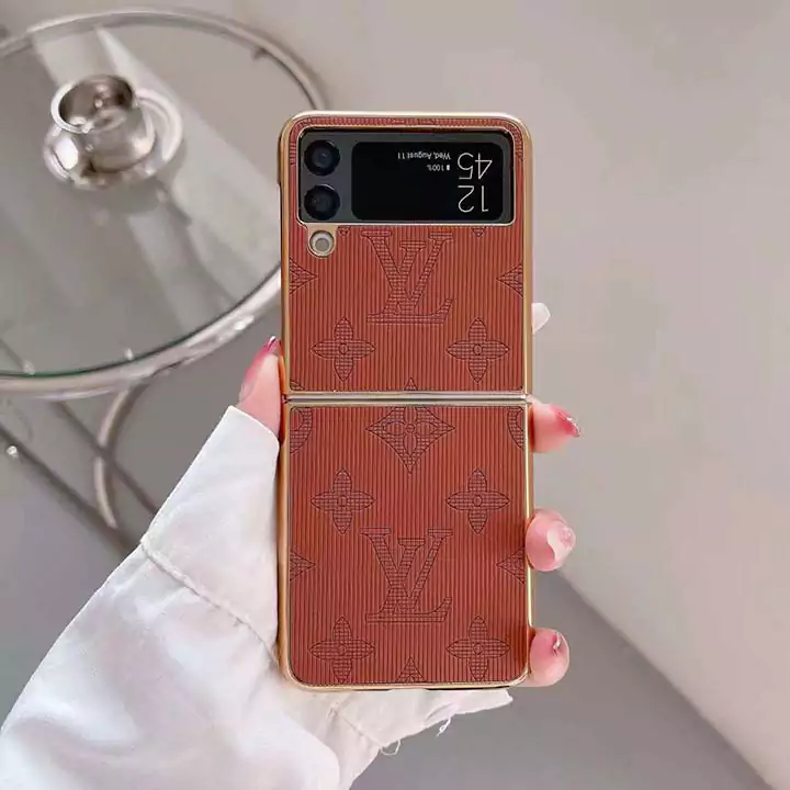 Z Flip4 ケース ルイヴィトン風 可愛い レディース 軽量