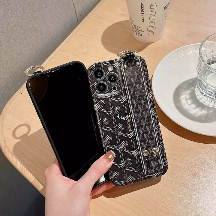 シンプル大人防塵ゴヤール風iphone17proケースブランドgoyardスマホケース