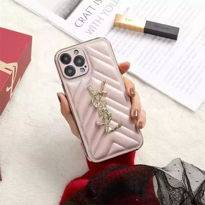 iphone15 pro ケース イヴサンローラン風 シンプル レディース