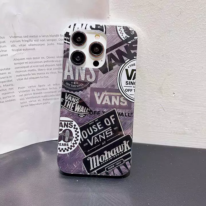 シンプル大人防塵ヴァンズ風iphone17proケースブランドVANSスマホケース