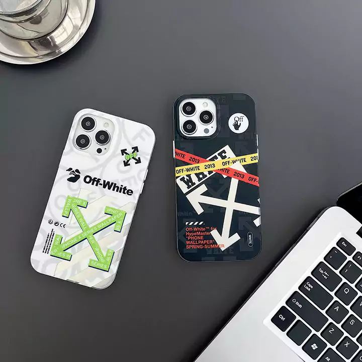 iphone18 ケース オフホワイト ブランド スマホケース おしゃれ 芸能人 耐衝撃