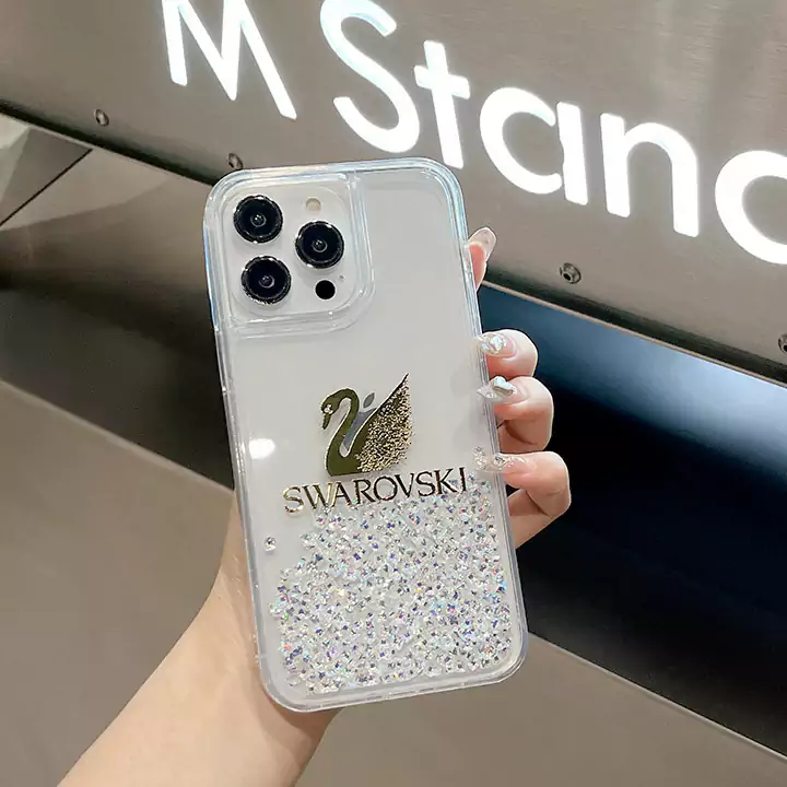 ストリートカップル軽量スワロフスキー風iphone16ケースブランドSwarovskiスマホケース