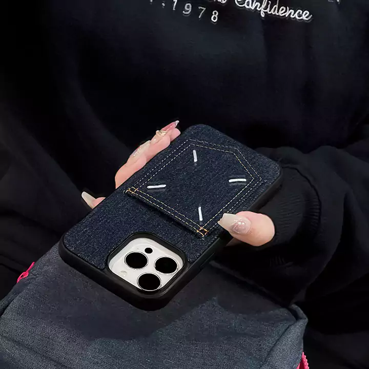 MaisonMargiela風かっこいいメンズ薄型iphone17ケースブランドスマホケース
