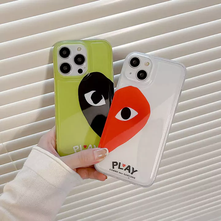 コムデギャルソン風おしゃれ芸能人衝撃吸収iphone15ケースブランドCDGスマホケース