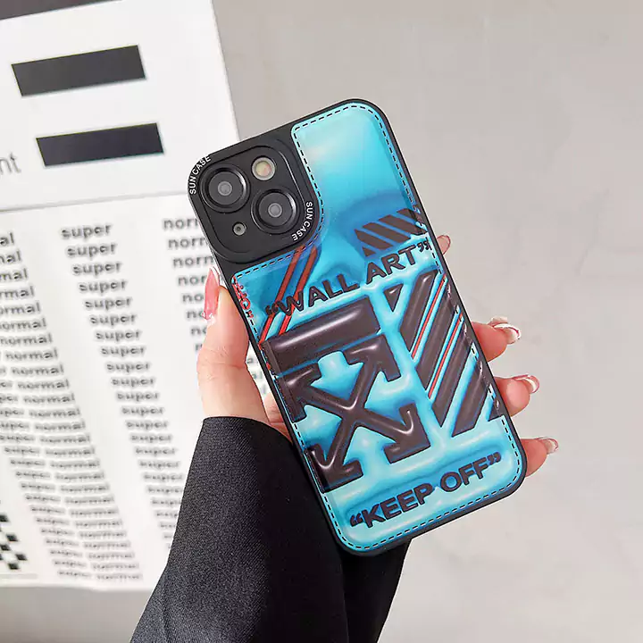 iphone14 ケース オフホワイト ハイブランド スマホケース おしゃれ レディース 軽量