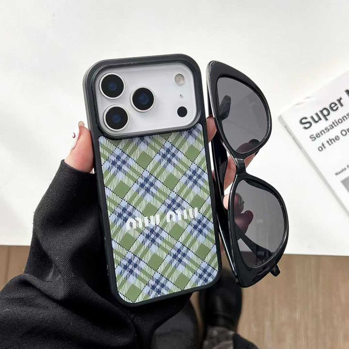 ミュウミュウ風安いレディース新作iphone16promaxケースブランドmiumiuスマホケース