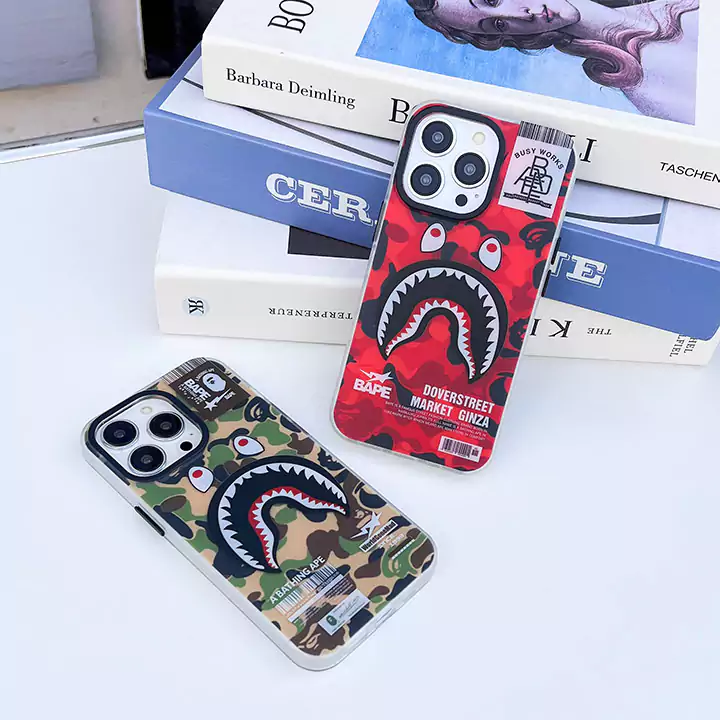 エイプ風ストリート芸能人覗き見防止iphone18ケースブランドBapeスマホケース