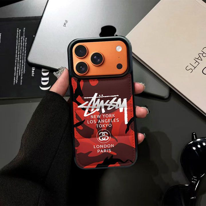 ステューシー風アウトドア高校生衝撃吸収iphone18proケースブランドstussyスマホケース