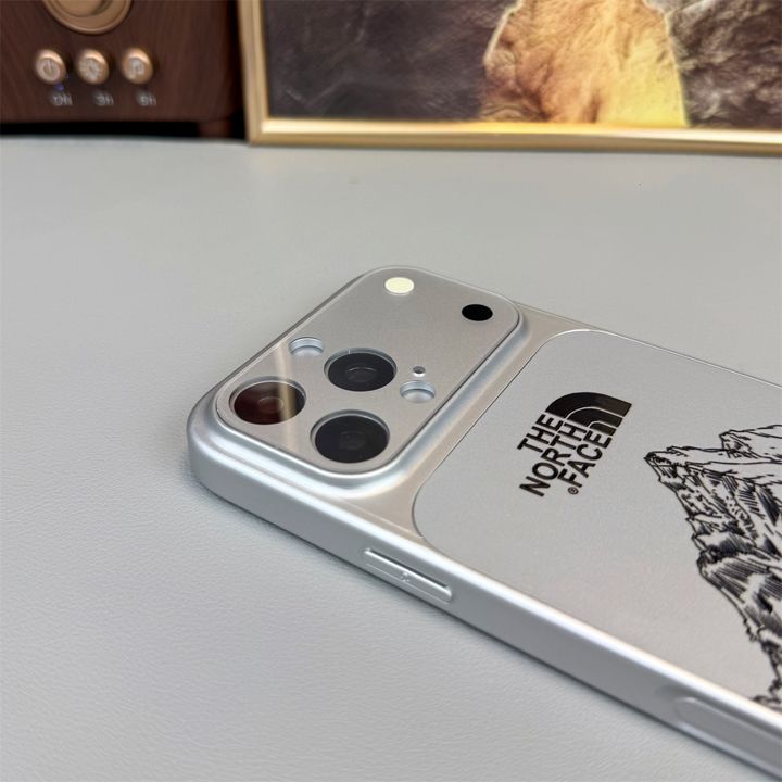 ノースフェイス風おしゃれ芸能人衝撃吸収iphone15ケースブランドthenorthfaceスマホケース