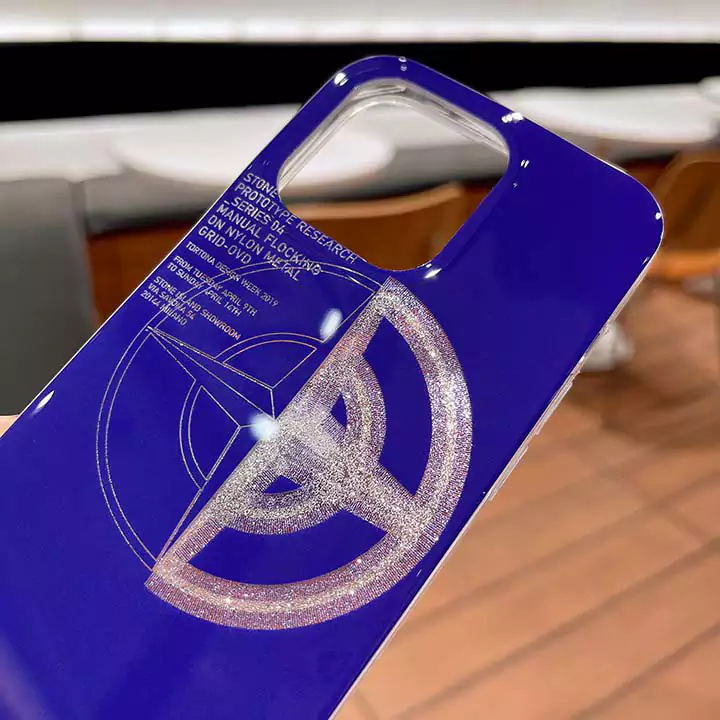 ストリートカップル軽量ストーンアイランド風iphone16ケースブランドstoneislandスマホケース