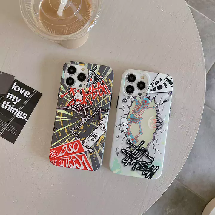 iphone14 ケース ステューシー ハイブランド スマホケース 安い 大人 滑り止め