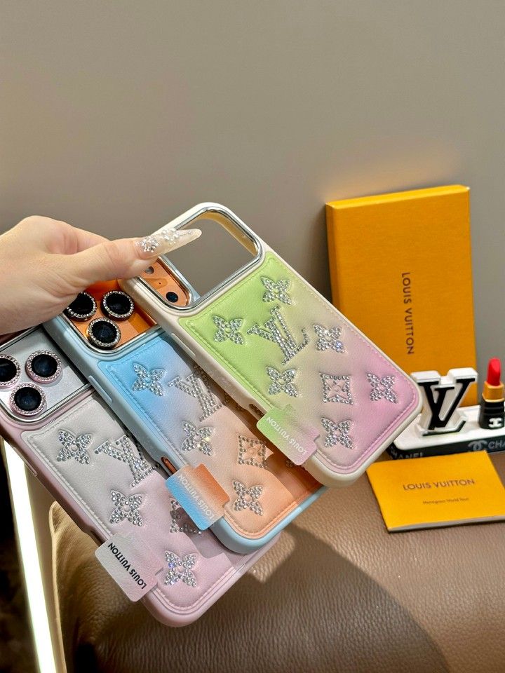ルイヴィトン風アウトドア高校生軽量iphone17promaxケースブランドLVスマホケース