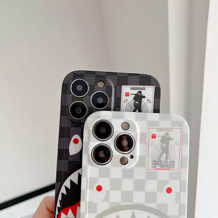 シンプル大人防塵エイプ風iphone17proケースブランドBapeスマホケース