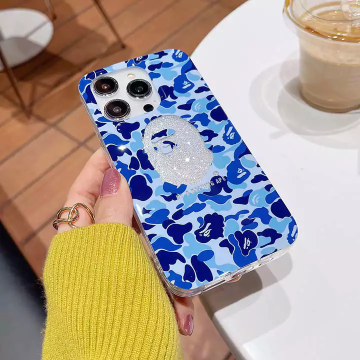 エイプ風安いレディース新作iphone16promaxケースブランドBapeスマホケース