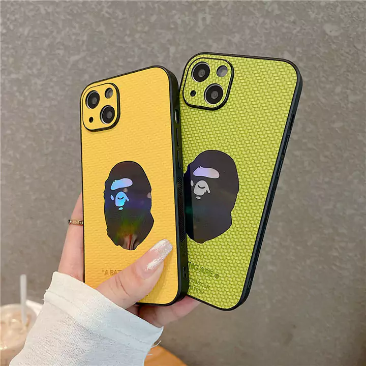 かわいいレディースキラキラエイプ風iphone17ケースブランドBapeスマホケース