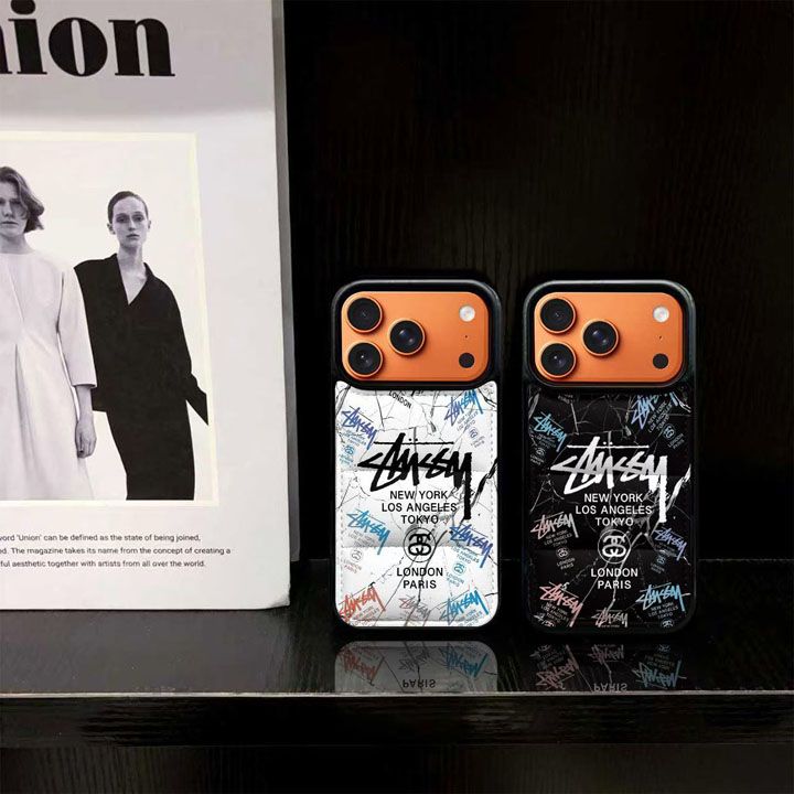アウトドアカップル黄ばみ防止ステューシー風iphone18ケースブランドstussyスマホケース