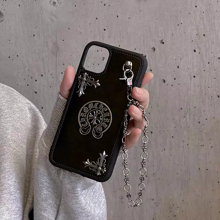 iphone14 pro max ケース Chrome Heart風 流行り 大人