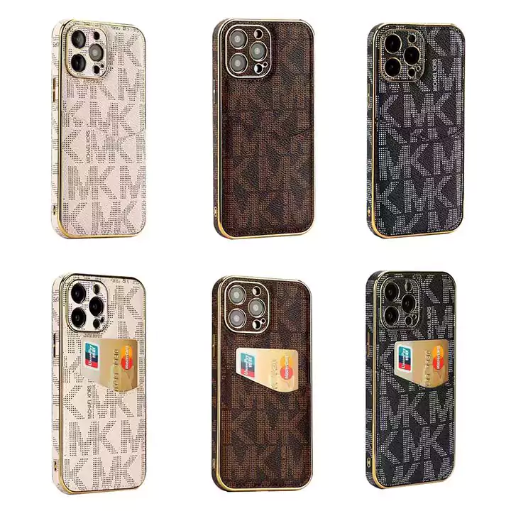 マイケルコース風ストリート芸能人覗き見防止iphone18ケースブランドMKスマホケース