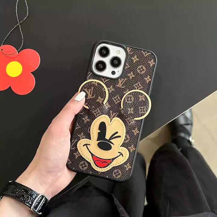 iphone18 proケース ルイヴィトン キャラクター ハイブランド 携帯ケース おしゃれ 高校生 傷防止
