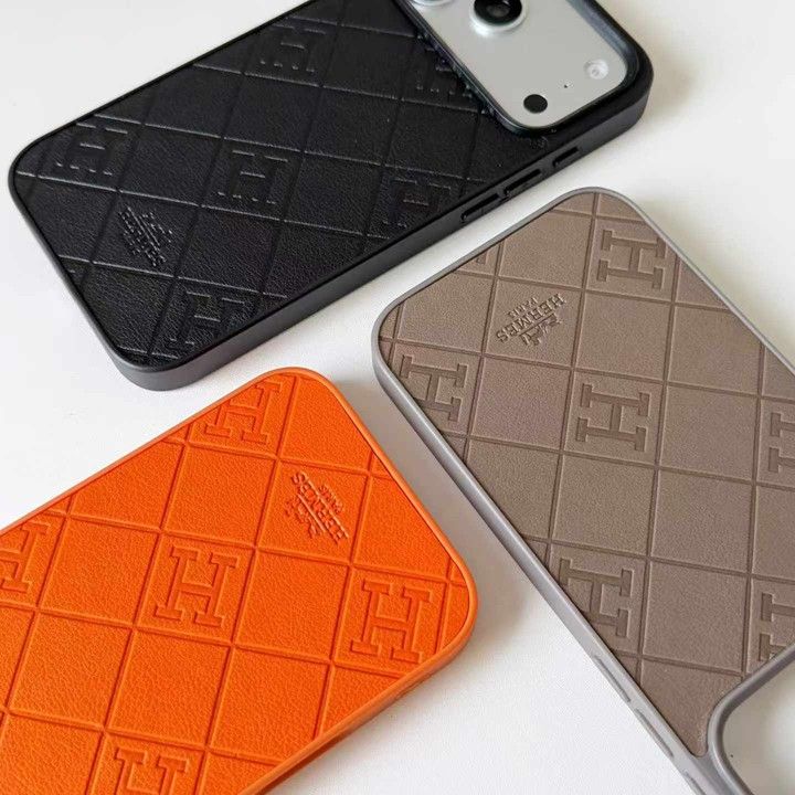人気メンズ高級感エルメス風iphone16proケースブランドhermesスマホケース