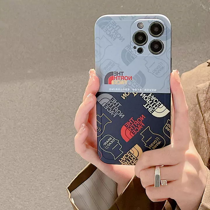 ザ・ノース・フェイス iphone14 スマホケース ハイブランド 面白い 高校生 覗き見防止