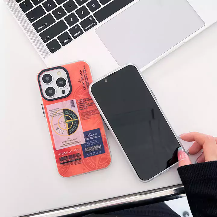 かわいいレディースキラキラストーンアイランド風iphone18proケースブランドstoneislandスマホケース