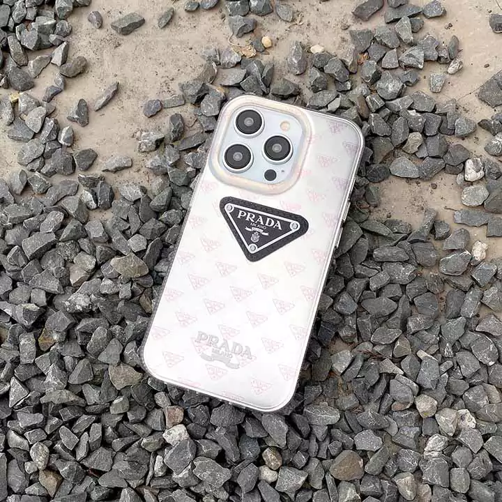 シンプル大人防塵プラダ風iphone17proケースブランドスPradaマホケース